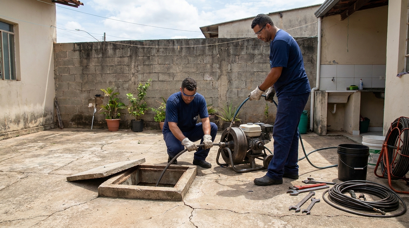 Sucção de Resíduos no Caiari, Porto Velho‑RO
